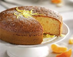 Bizcocho de mandarina