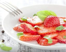 Carpaccio de fresas