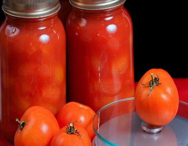 Conserva de tomate natural