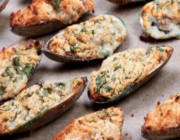 Mejillones gratinados