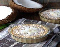 Natillas de coco