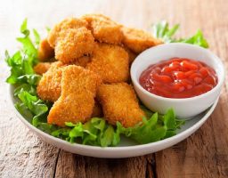 Nuggets de pollo y queso