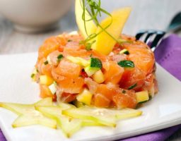 Tartar de Salmón y Mango