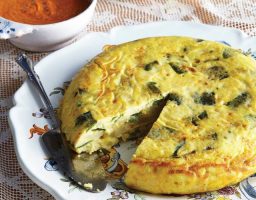 Tortilla de Patata y Pimientos