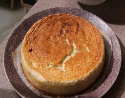Tarta de queso salada