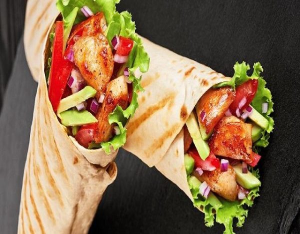 Receta de Wrap de pollo fácil