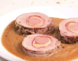 Solomillo relleno al horno