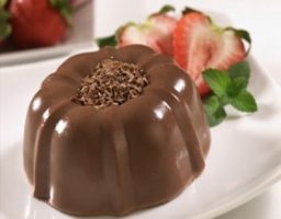 Gelatina de chocolate