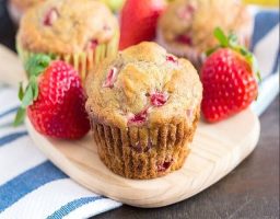 Muffins de fresa