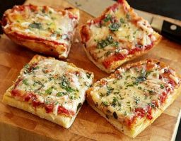 Baguette pizza