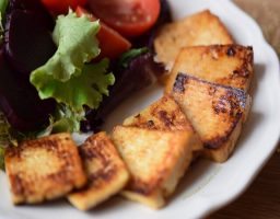 Tofu con salsa de soja