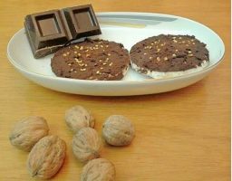 Tortitas de arroz con chocolate