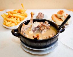 Pollo al coñac