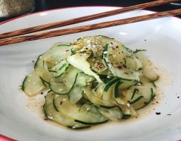 Ensalada japonesa de pepino
