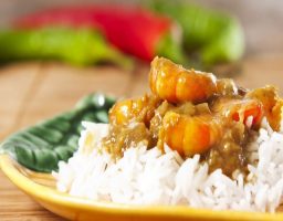 Arroz con Gambas al Curry