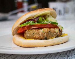 Hamburguesa de atún