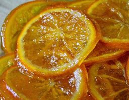 Naranjas confitadas
