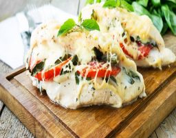 Pollo a la caprese