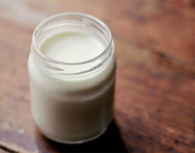Yogures desnatados sin lactosa