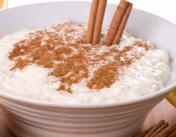 Arroz con leche sin azúcar