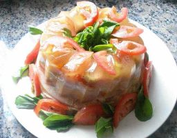 Aspic de pollo