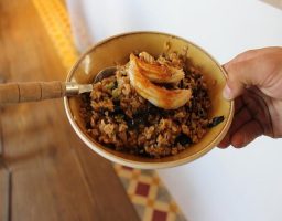 Arroz con espardeñas