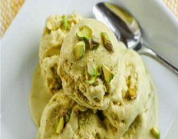 Helado de pistacho