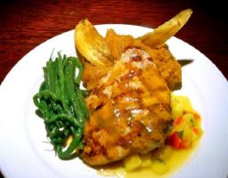 Pollo en salsa de mango