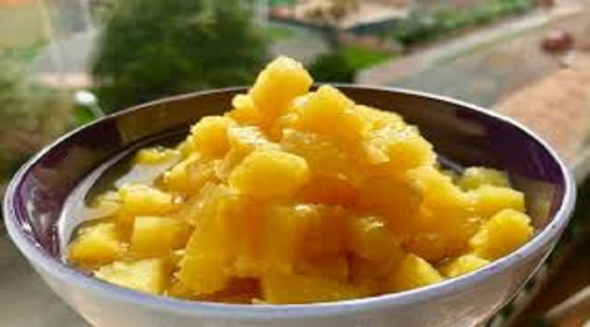 Receta de Piña confitada