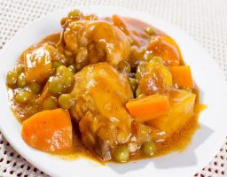 Pollo a la jardinera