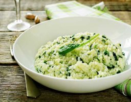 Risotto de espinacas