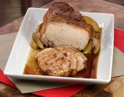 Solomillo con salsa de manzana