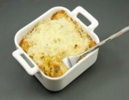 Bacalao gratinado con patatas