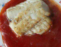 Bacalao skrei con tomate