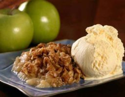 Crujiente de manzana