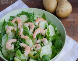Ensalada de Patatas y Gambas
