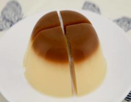 Flan de Café Dos Colores