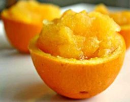 Granizado de naranja