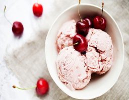 Helado de cereza