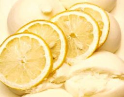 Helado de limón vegano