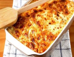 Macarrones al horno ligeros