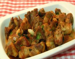 Costillas de cerdo al ajillo