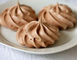 Merengues de chocolate