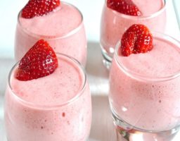 Mousse de fresas light