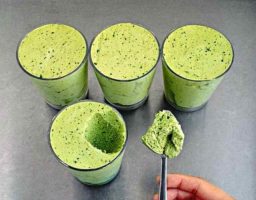 Mousse de té verde