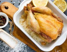 Pollo a la sal
