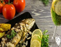 Trucha al vino blanco