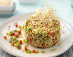 Wok de quinoa y verduras