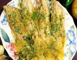 Verdel al horno