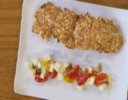 Receta de Pollo frito con almendras